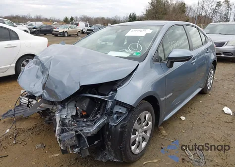 2022 Toyota Corolla Le from USA, damaged, VIN JTDEPMAE4NJ196206